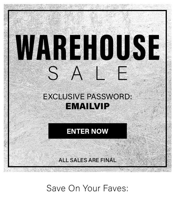 Warehouse Sale