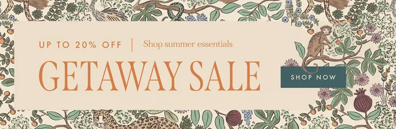 Shop the Getaway Sale