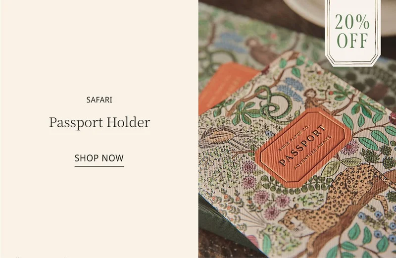 Safari Passport Holder