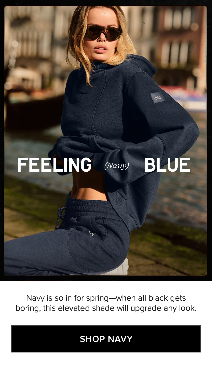 FEELING (Navy) BLUE Navy is so in for spring-when all black gets boring, this elevated shade will upgrade any look. SHOP NOW