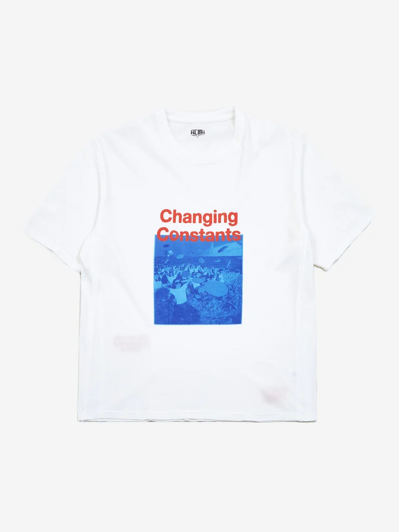 Image of ACMH by Magic Castles Changing Constants T-Shirt - Off White