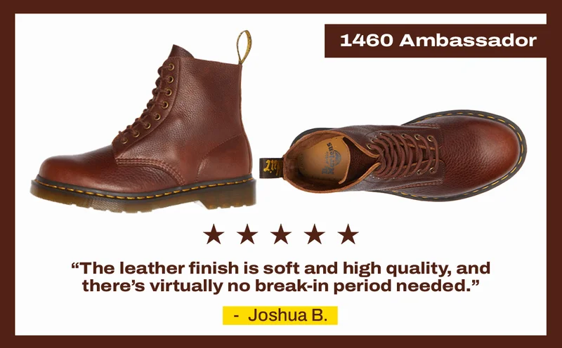 1460 Ambassador Leather Lace Up Boots