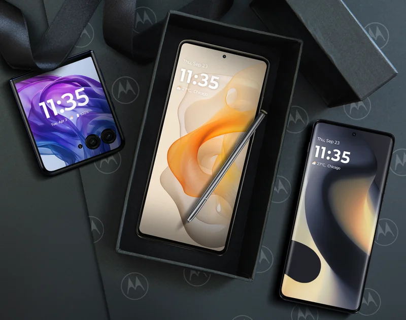 moto g stylus 5G - 2024, motorola razr+ 2024 and motorola edge - 2024