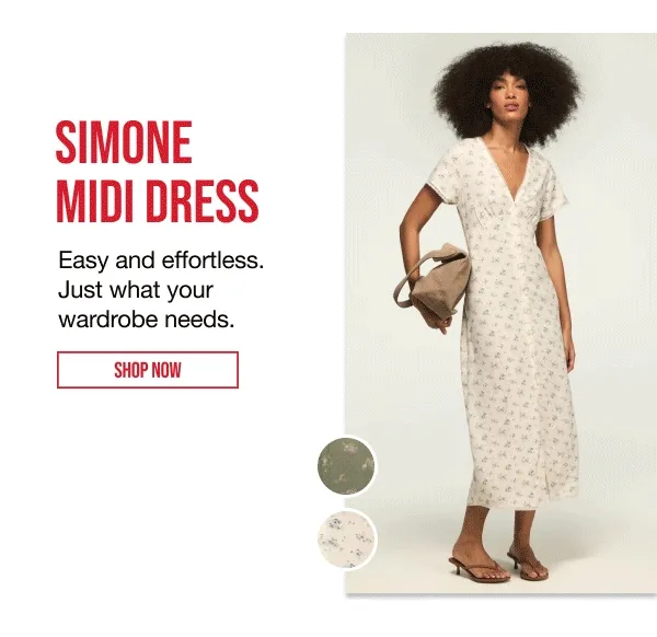 Simone Midi Dress Shop Now
