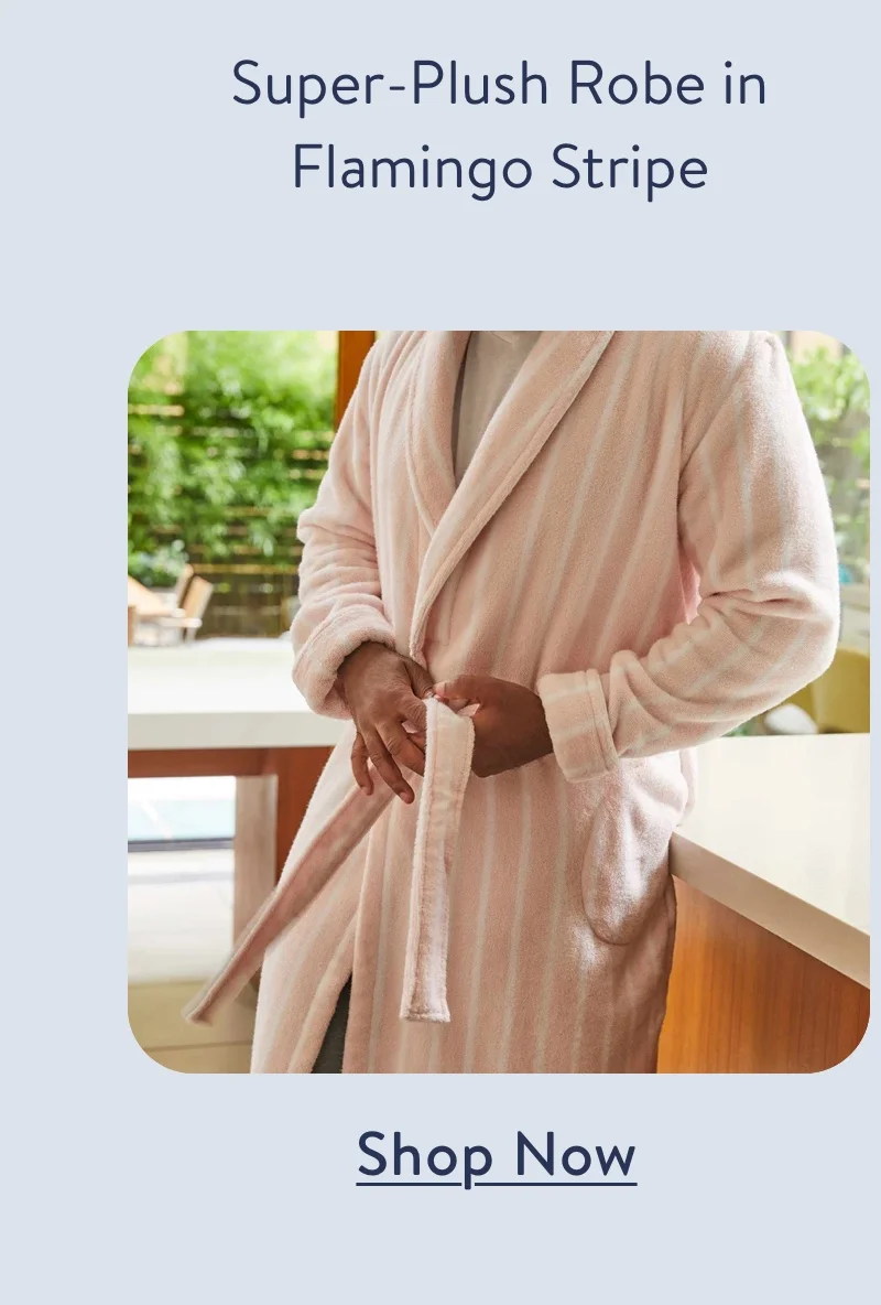 Super Plush Robe in Flamingo. Shop now