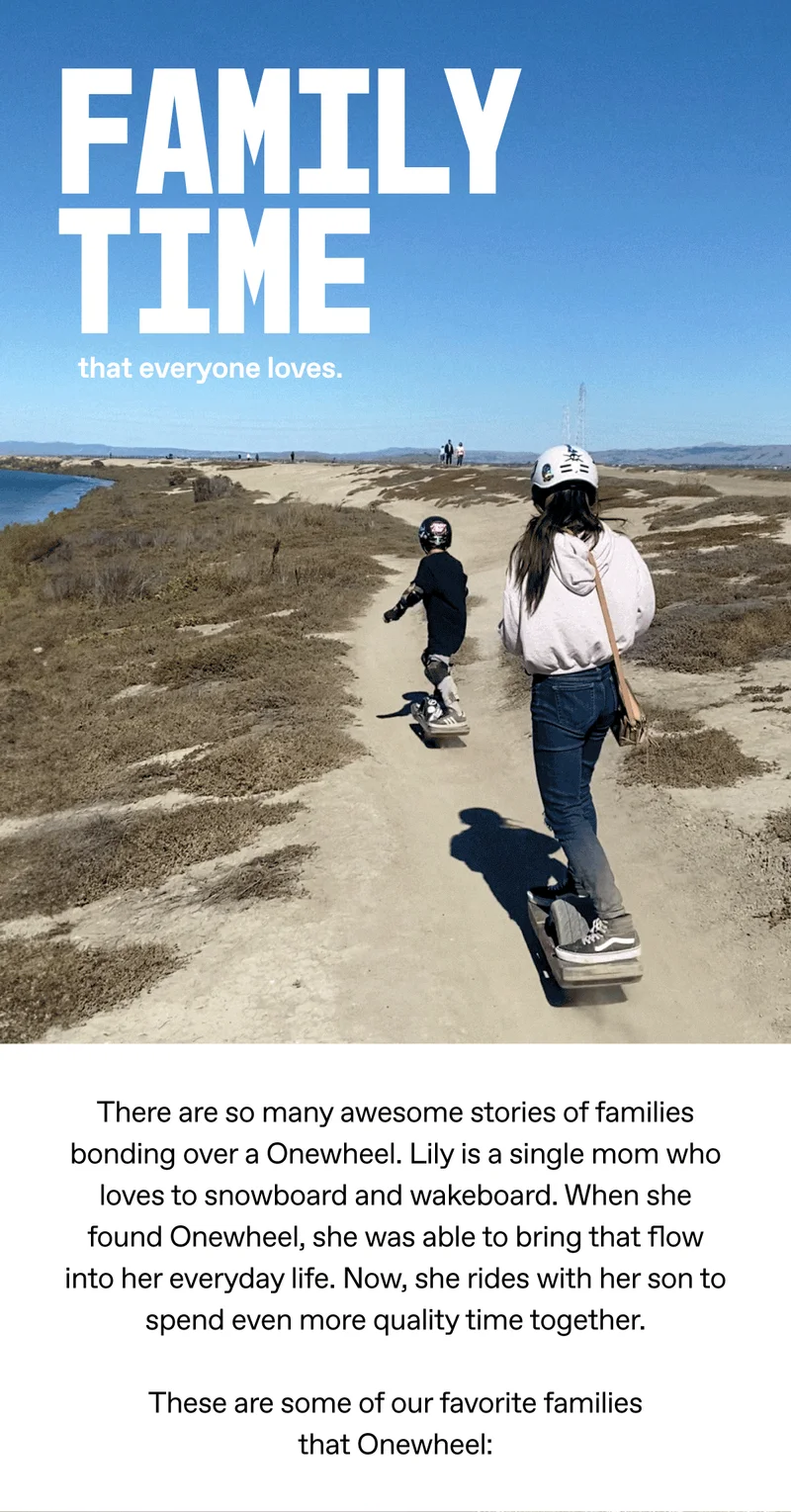 Onewheel Family Time