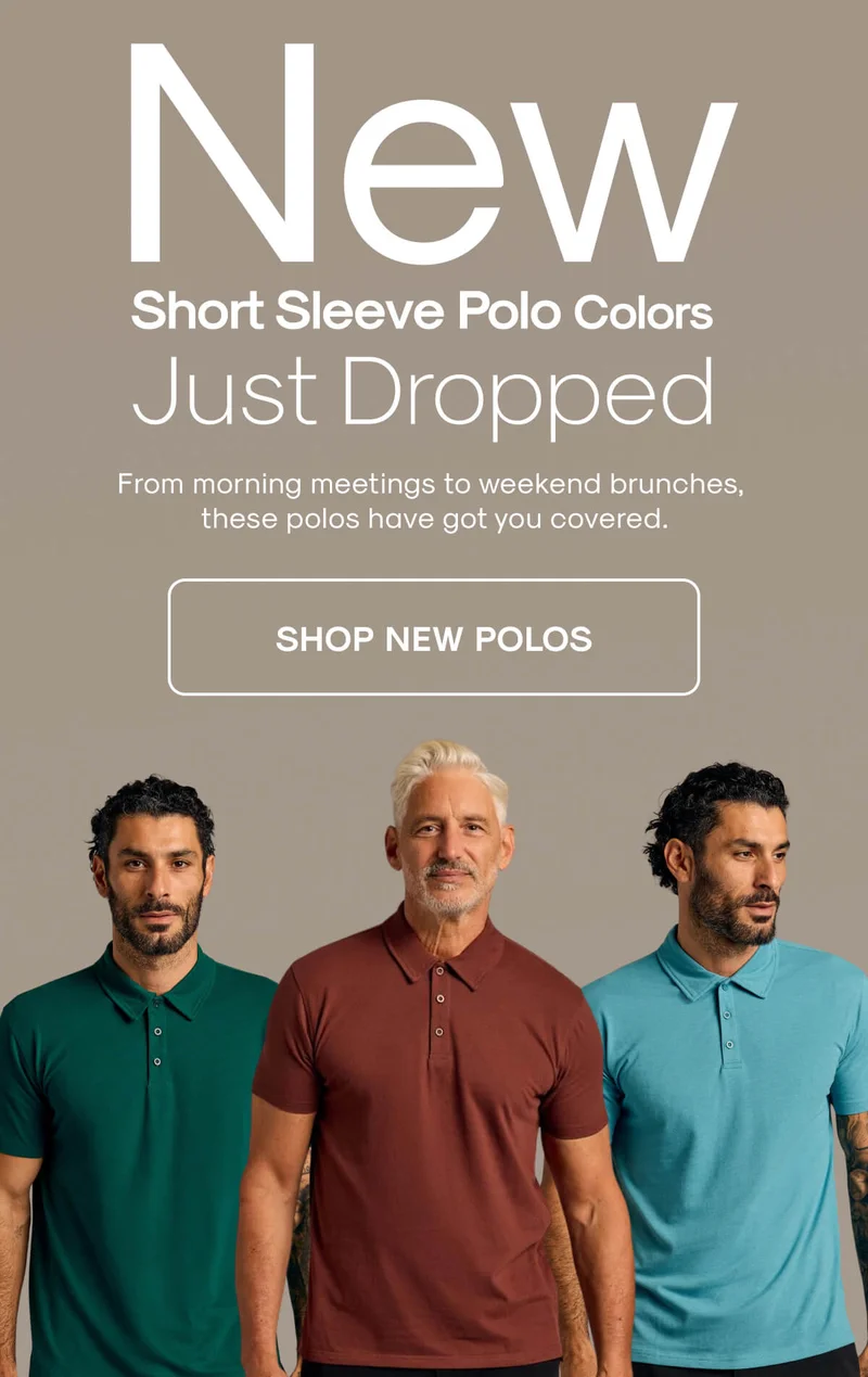 NEW SHORT SLEEVE POLO COLORS