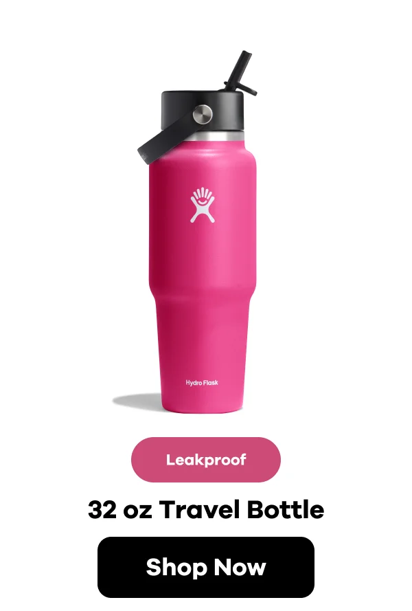 Leakproof. 32 oz Travel Bottle | Shop Now
