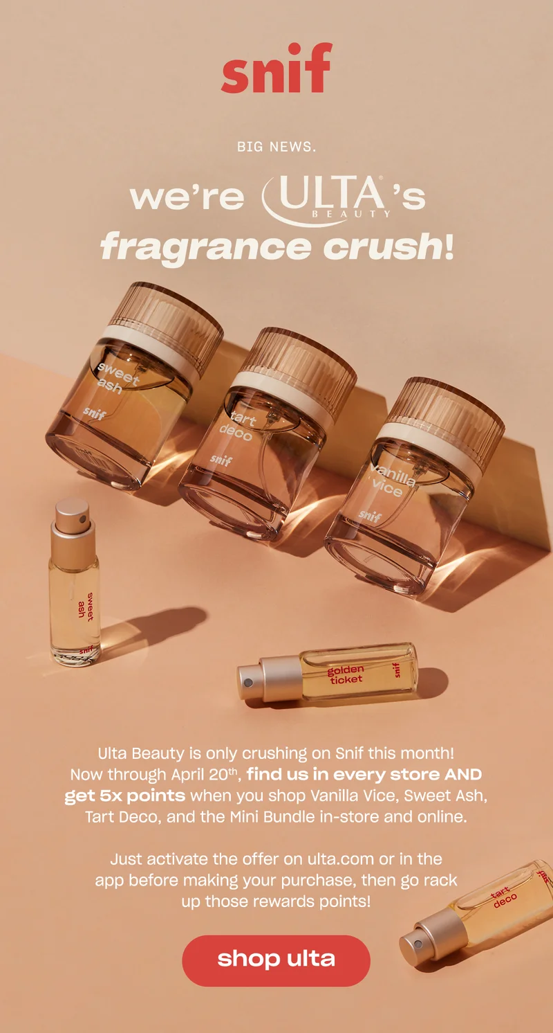 Get 5x points at Ulta Beauty. ↗