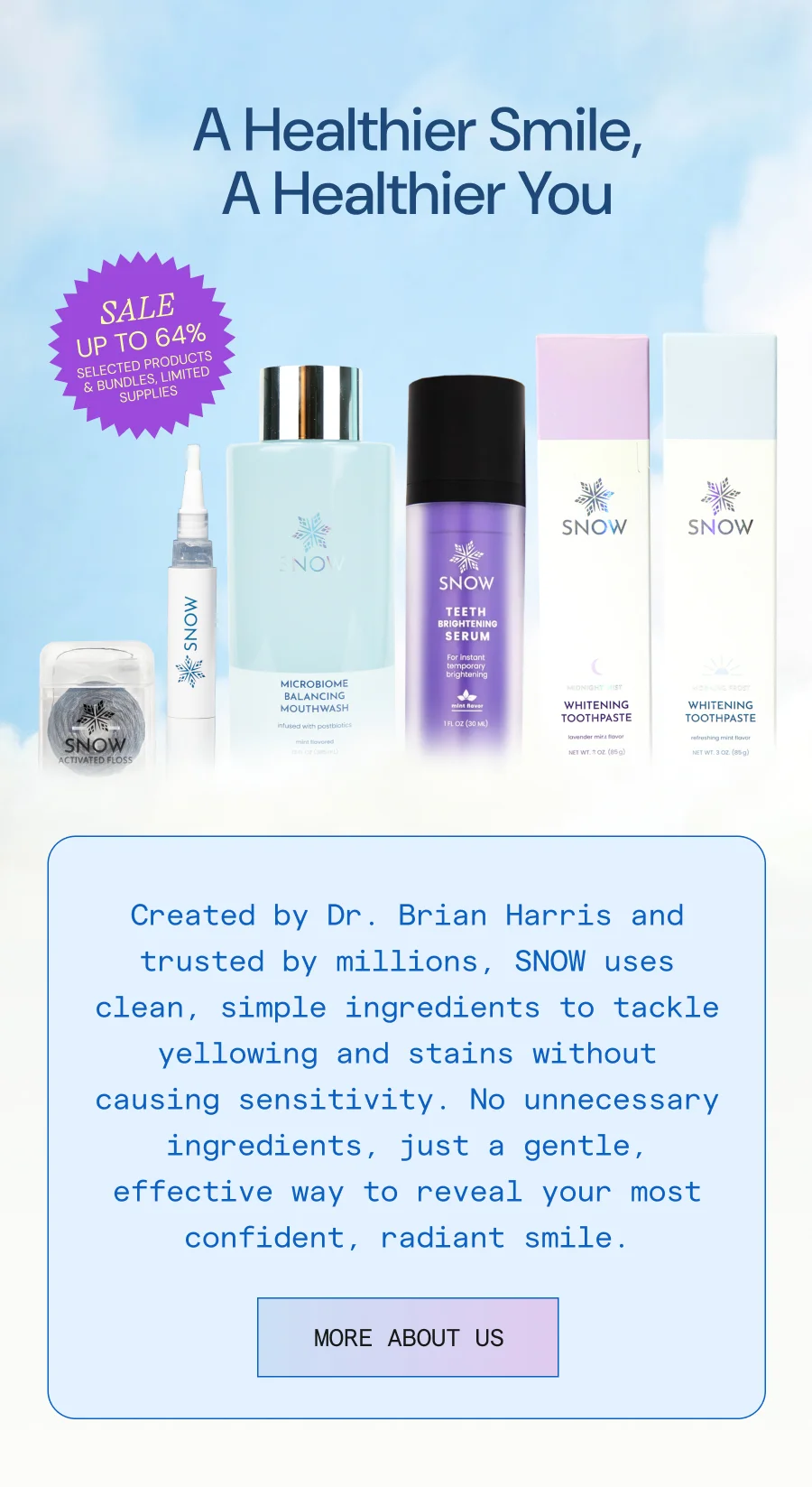 A healthier smile, a healthier you!