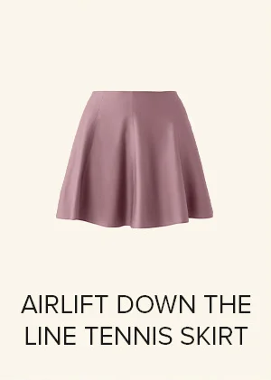 AIRLIFT DOWN THE LINE TENNIS SKIRT