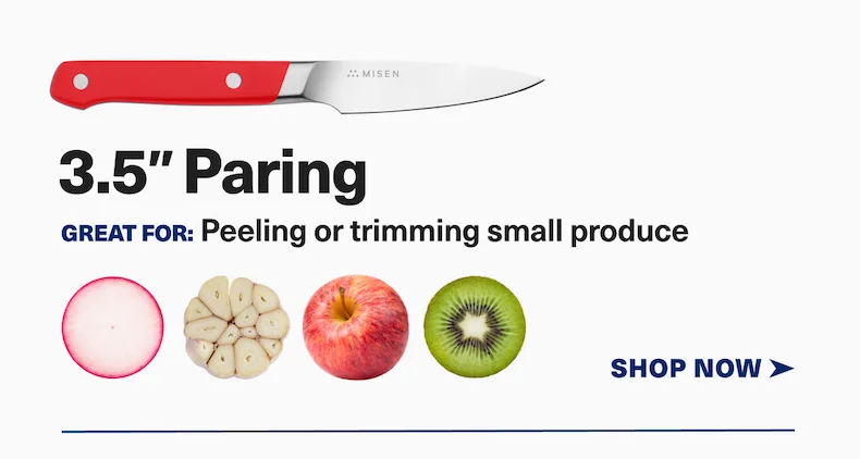 3.5 pairing | Great for: peeling or trimming small produce