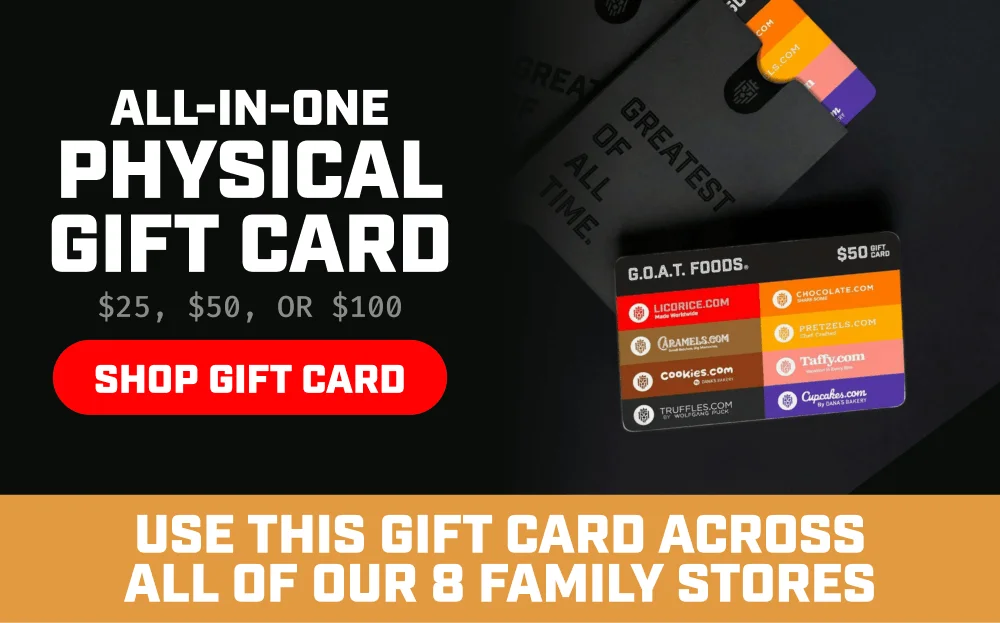 All in one physical gift card! Use across our 8 stores!