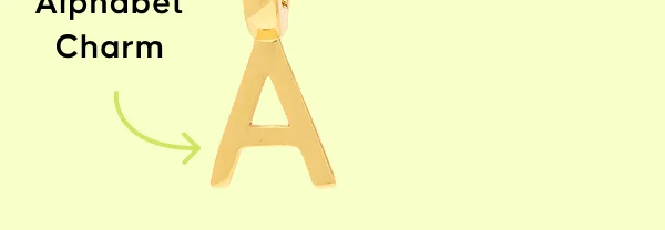 Calibri Alphabet Charm
