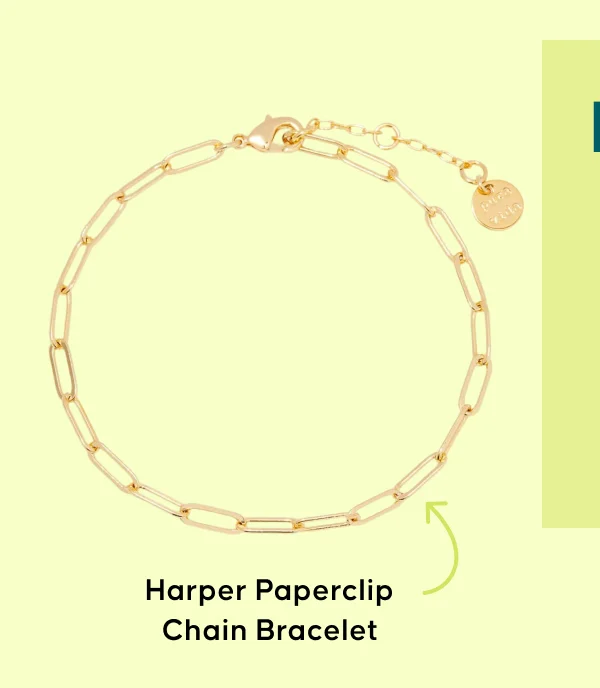 Harper Paperclip Chain Bracelet