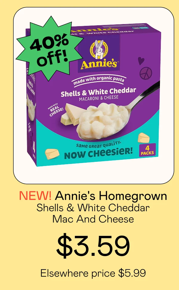 Shells & White Cheddar Mac And Cheese