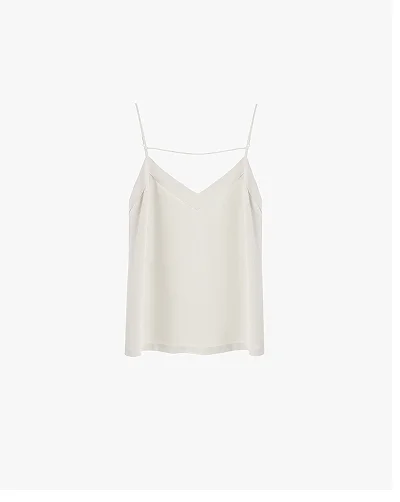 White Silk Cami