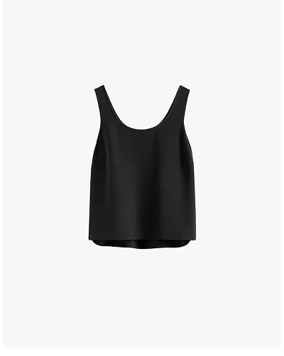 Black Silk Tank