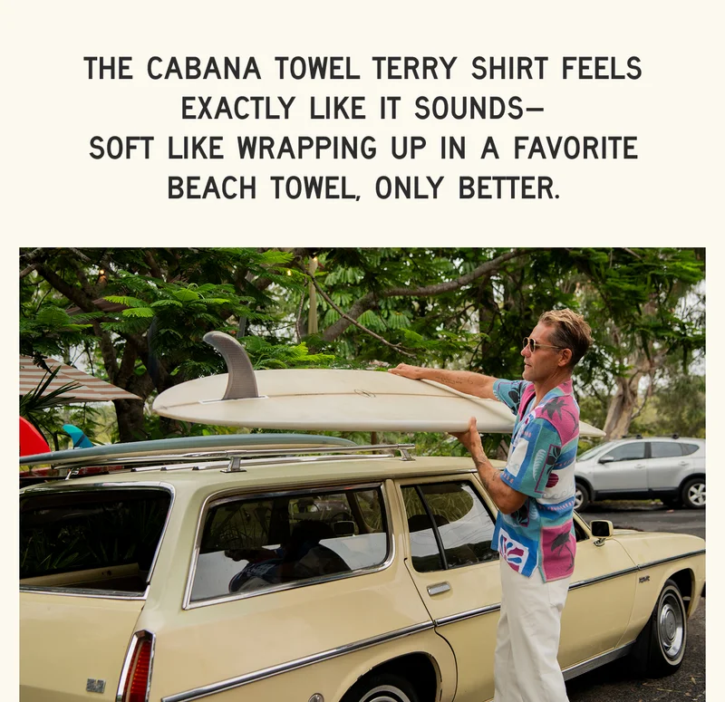 Made For the Slow Days | Shop Cabana Towel Terry