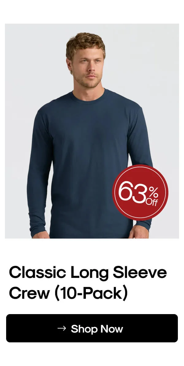 Classic Long Sleeve Crew Neck 10-Pack Classic Long Sleeve Crew Neck 10-Pack Classic Long Sleeve Crew Neck 10-Pack Classic Long Sleeve Crew Neck 10-Pack Classic Long Sleeve Crew Neck 10-Pack Classic Long Sleeve Crew Neck 10-Pack Classic Long Sleeve Crew Neck 10-Pack Classic Long Sleeve Crew Neck 10-Pack🔥 Black Friday Deal Classic Long Sleeve Crew Neck (10‑Pack)