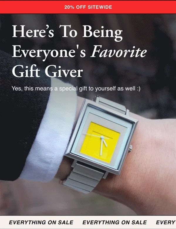 here to be everyone's favorite gift giver