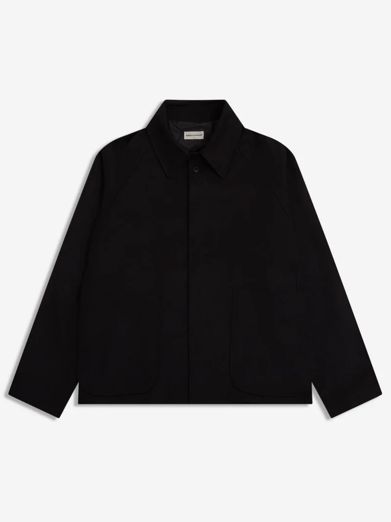 Image of Estudio Niksen Raglan Pocket Jacket - Black