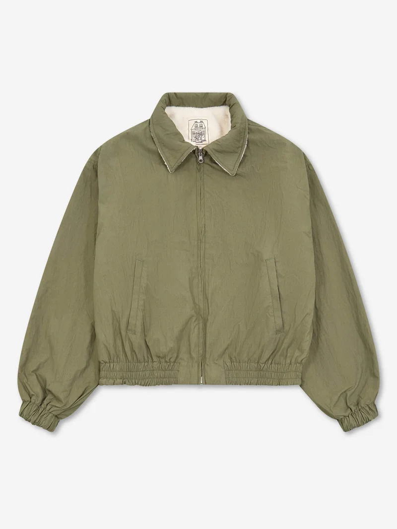Image of Estudio Niksen Reversible Bomber Jacket - Khaki