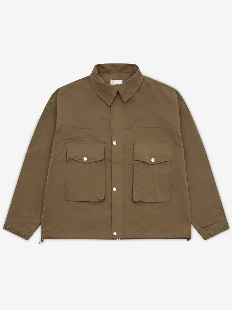 Image of Estudio Niksen Big Pocket Wind Jacket  - Khaki