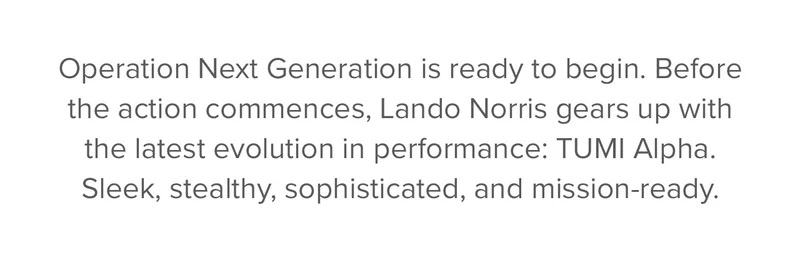 Operation Next Generation is ready to begin.