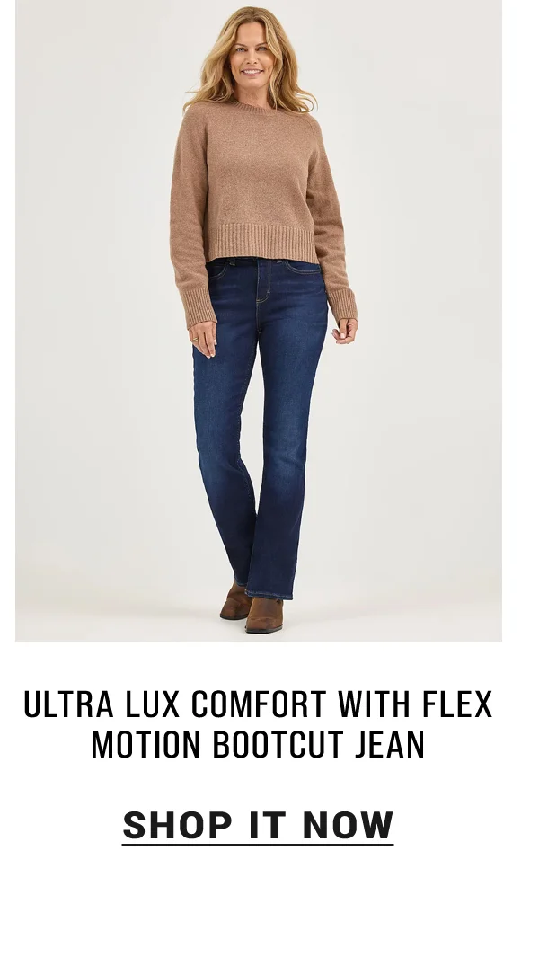 Ultra Lux Comfort with Flex Motion Bootcut Jean. Shop it Now