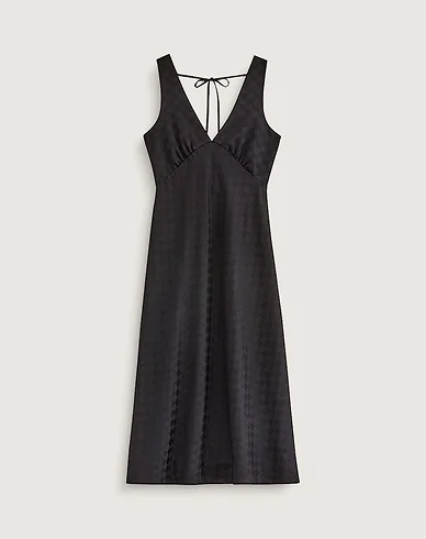 Sandra Checkerboard Slip Dress