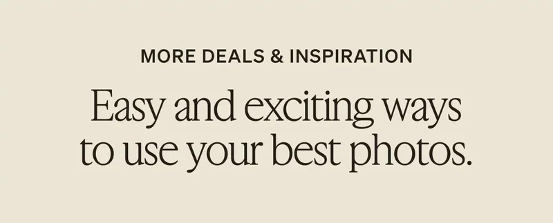 Up to 40% Off Almost Everything + Unlimited Free Photo Book Pages, Prints for Pennies