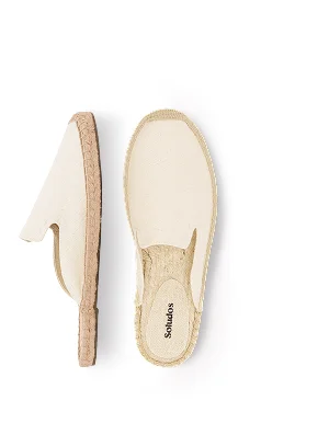 The Dali Mule Espadrille Natural Undyed