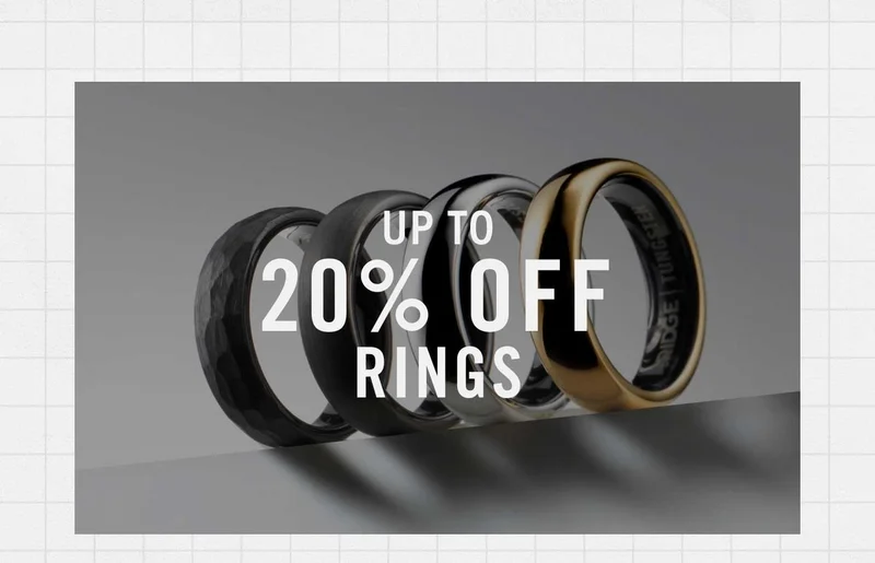 Up to 20% off Rings