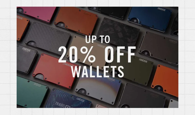 Up to 20% off Wallets