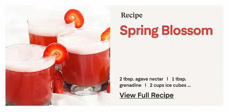 Spring Blossom Recipe