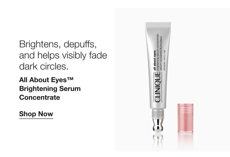 Brightens, depuffs, and helps visibly fade dark circles. | All About Eyes™ Brightening Serum Concentrate | Shop Now