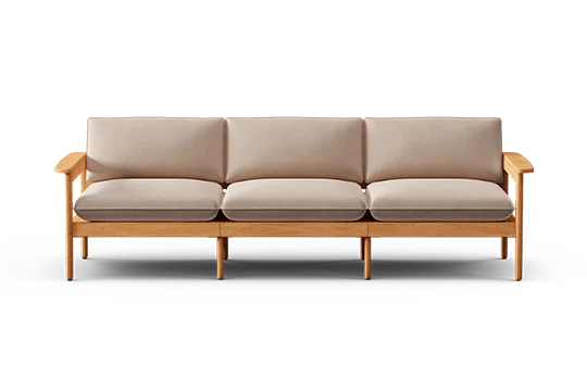 Dunes Teak 3-Piece Sofa