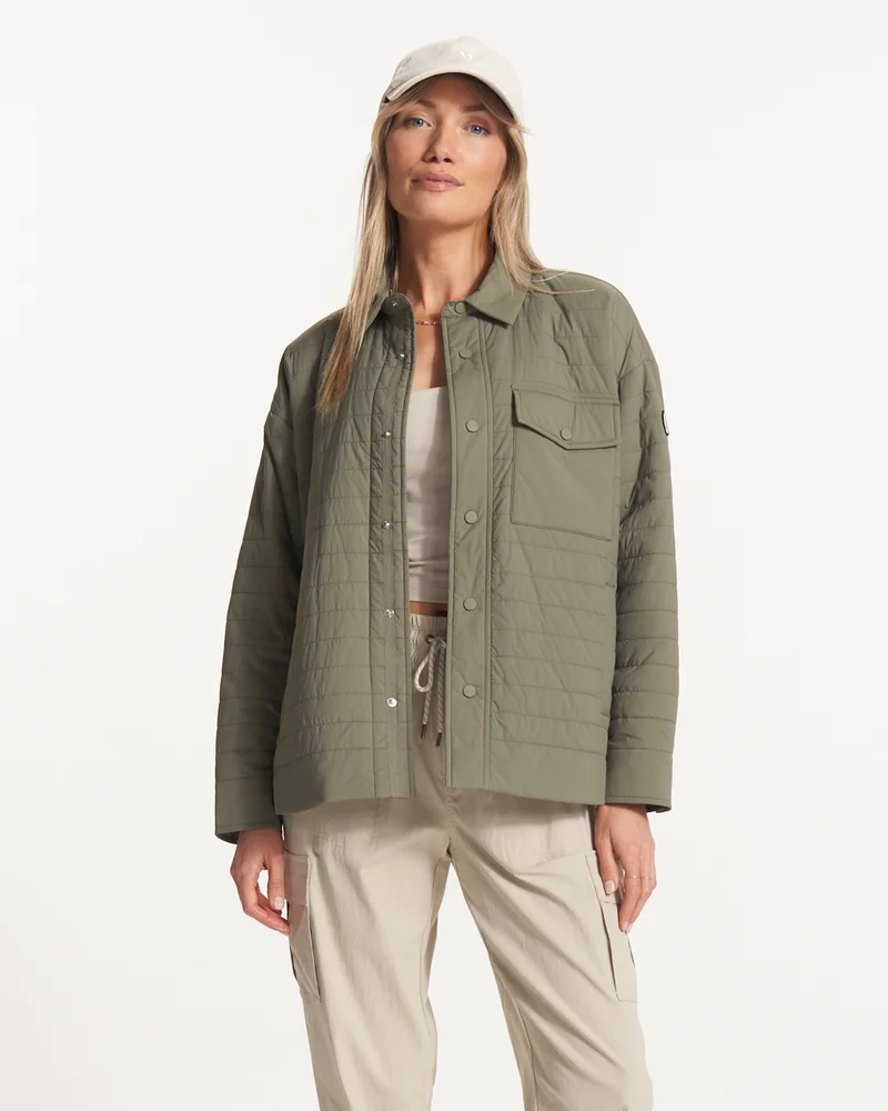 Image of Canyon Insulated Shirt Jacket | Pistachio