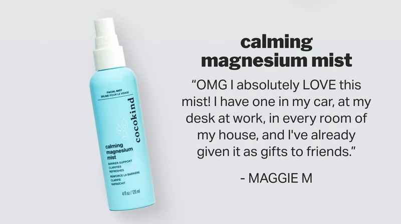Calming magnesium mist