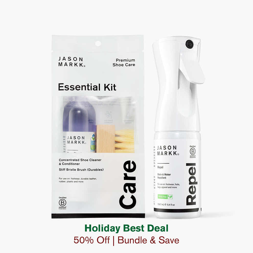 The Repel and Revive Bundle is your all-in-one shoe care solution. Our Essential Kit tackles dirt and stains for your leather shoes with a gentle yet ...