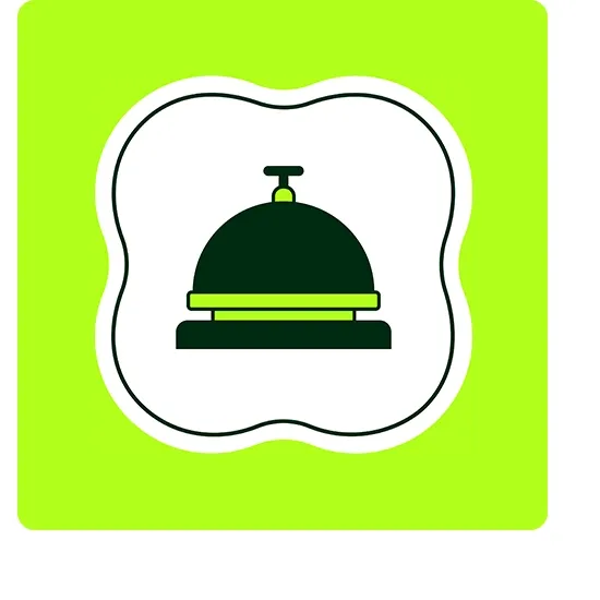 Image description: Icon of a hotel-style call bell