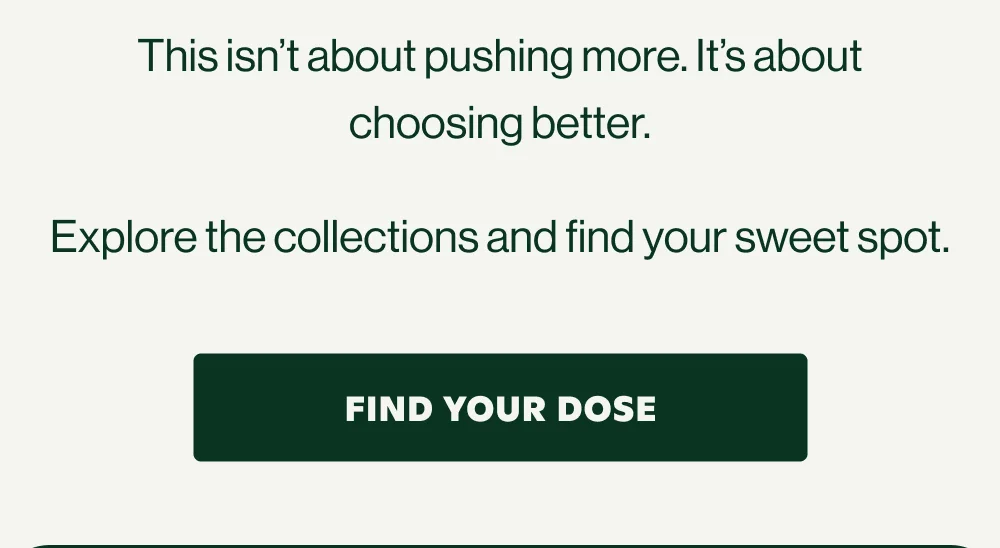 This isn't about pushing more.