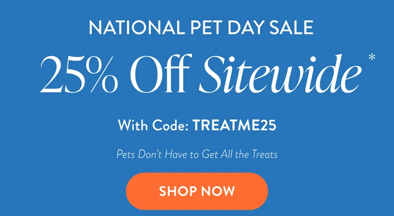 National Pet Day Sale