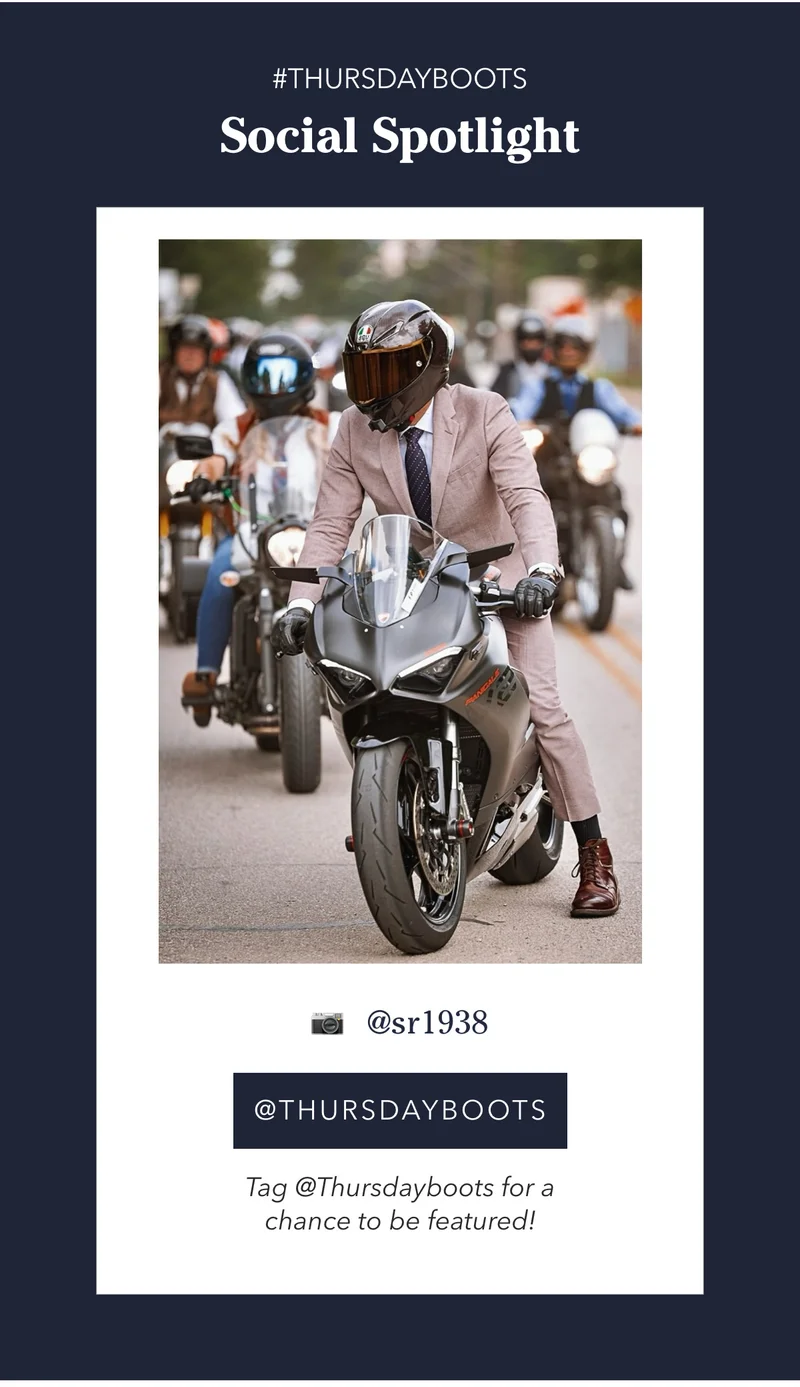 Follow us @Thursdayboots