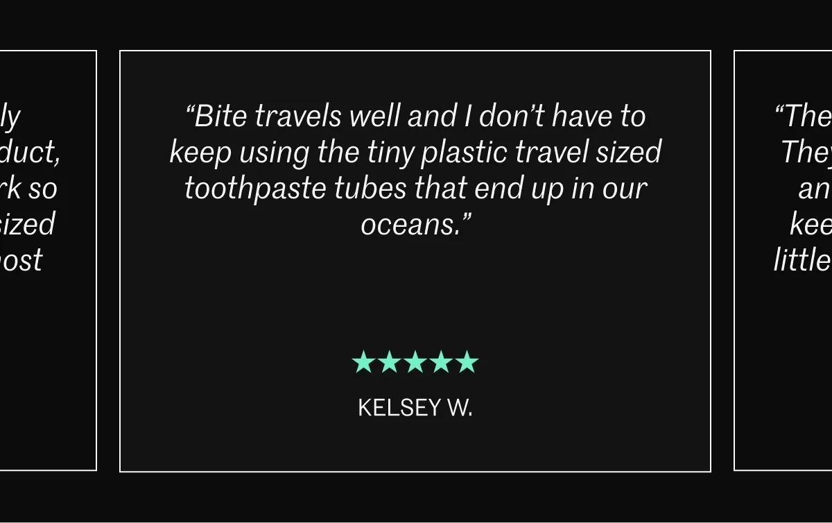 Bite travels well
