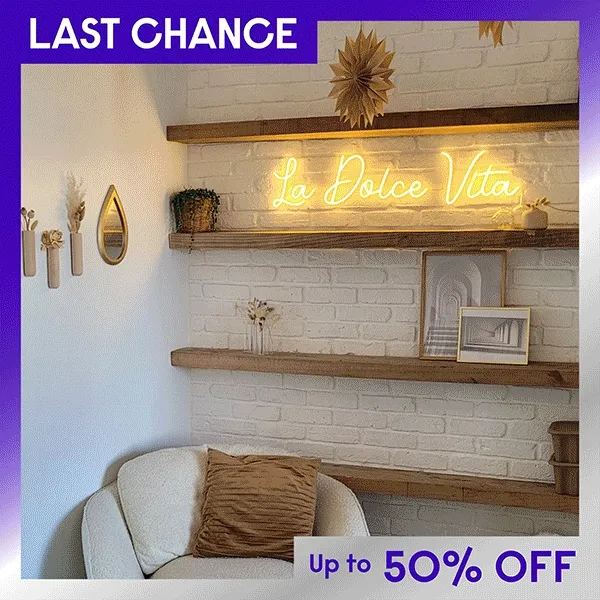 LAST CHANCE Up to 50% OFF