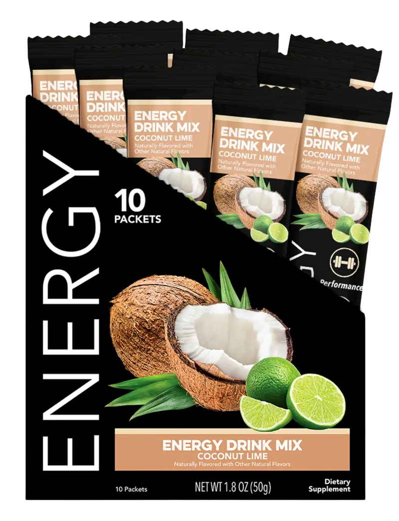 Image of Clean Simple Eats Coconut Lime Energy Drink Mix (10 CT)