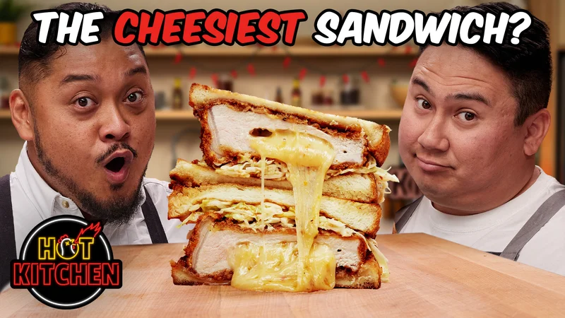 Christian Alquiza makes three spicy sandwiches.
