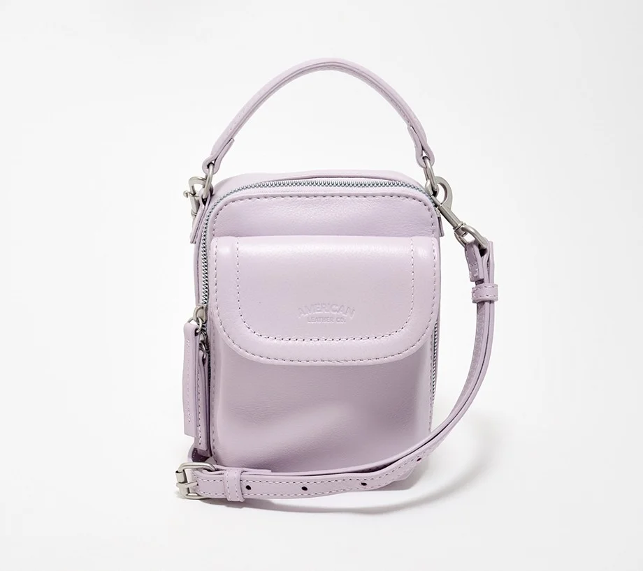 American Leather Co. Tribeca Leather Crossbody w/ Top Handle